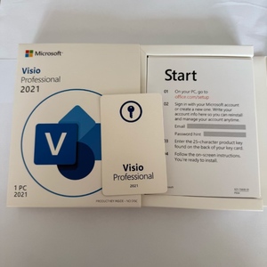 <span class=keywords><strong>Visio</strong></span> Pro <span class=keywords><strong>2021</strong></span> แพ็คเกจเต็มรูปแบบ คีย์การ์ดแบบกล่องสำหรับการเปิดใช้งานออนไลน์ รุ่นขายปลีก สำหรับพีซี พร้อมการรับประกัน 6 เดือน - Product Image 3