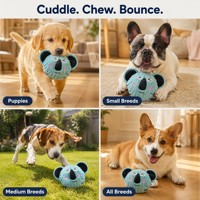 Jouet pour chien sans rembourrage, son couineur, peluche douce, jouet à mâcher pour chiots de petite, moyenne et grande taille, pour jouer en intérieur