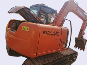 Forte puissance bonne qualité petite pelle zx70 7 tonnes d'occasion Hitachi pelle d'occasion machines de pelle sur chenilles de Chine - Product Image 2