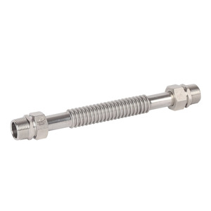 YueMeiTe Stainless Steel Connecting Pipe 568C Water Heater Parts Corrugated Flexible Hose For Hot Cold Water Inlet - Product Image 1