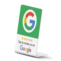Cartes de contrôle d'accès pour affichage de support de table NFC de restaurant 213 imprimables personnalisées Affichage Google Review