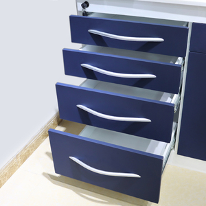 Yimmi Tủ Di Động 5 Ngăn Tùy Chỉnh Y Tế Bằng Đá Cẩm Thạch Nội Thất Thẩm Mỹ Viện Bằng Thép Không Gỉ Tủ Nha Khoa Màu Xanh Dương - Product Image 3