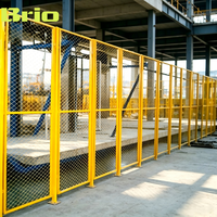 Barrière de sécurité modulaire Brio en acier à faible teneur en carbone, montage sans outil, pour la protection des cellules robotisées et des applications industrielles lourdes