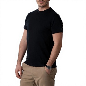 T-shirt pour homme, vente directe d'usine, logo personnalisé de haute qualité, marque, 100% coton, léger, doux, 160 g/m², coupe classique, design estival - Product Image 1