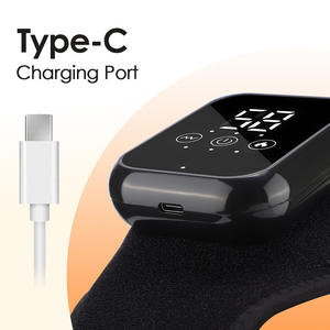 Cinturón de Masaje de Tobillo Recargable por USB, Masajeador de Pies Inalámbrico con Calor y Vibración, Soporte de Tobillo, Envoltura Calentadora de Pies - Product Image 4