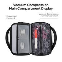 Sac à dos d'ordinateur portable tendance, étanche, avec batterie USB et thermostat, idéal pour les voyages d'affaires