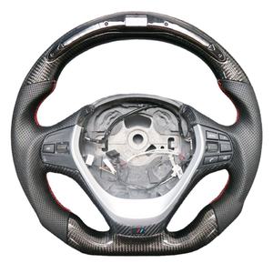 Housse de <span class=keywords><strong>volant</strong></span> personnalisée en fibre de carbone pour <span class=keywords><strong>BMW</strong></span> Série 3 F30 E90 <span class=keywords><strong>E46</strong></span> M2 M3 M5 3 - Product Image 1