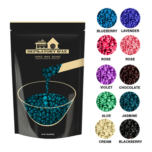 Cera Depilatoria in Perle Naturale Ipoallergenica Vegana a Scioglimento Rapido per Pelli Sensibili <span class=keywords><strong>Viso</strong></span> Corpo Zona Bikini Uso Professionale - Product Image 3