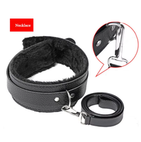 7-teiliges Bett-BDSM-Bondage-Set aus PU-Leder mit Fesseln und Sklaven-Halsband Erwachsenen-Sexspielzeug-Set für Paare