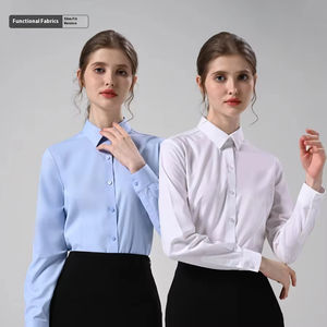 Camisas para Mujer con Acabados Perfectos, Camisas para Mujer Antiarrugas y Antimanchas, Camisas Elegantes para Mujer - Product Image 2