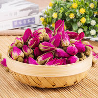 Thé de roses séchées de qualité supérieure, bourgeons de fleurs de rose naturels, qualité alimentaire, thé en vrac, fournisseur en gros pour la vente au détail