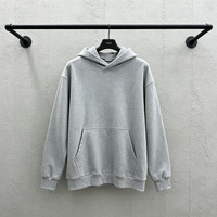 Sweat à capuche ample tendance Y2K de haute qualité pour homme, 100% coton, manches longues, streetwear