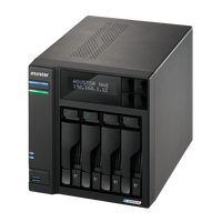 ASUSTOR 4 Bay Home Mini NAS Intel N5105 Quad Core 2 Lan 2.5GbE USB3.2 SATA HDD M.2 NVME SSD penyimpanan Server