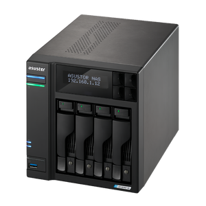 ASUSTOR Mini NAS domestique 4 baies Intel N5105 Quad Core 2 Lan 2.5GbE USB3.2 SATA HDD M.2 NVME Serveur de stockage SSD - Product Image 4