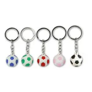 World Cup Activiteiten Geschenken Creatieve Nba Sleutelhanger Charm Multicolor Zacht Rubber Voetbal Sleutelhanger Voor Dames Heren