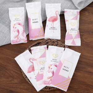 Back Sealed Heat Seal Candy <b>Packaging</b> <b>Bags</b> PP Plastic Food Grade Moisture Proof Custom Logo Glossy Food <b>Packaging</b> Pouches - Product Image 2