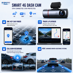 Cámara de Coche 4G LTE de 3 Canales, 2K, Doble Cámara Frontal 1080P, WiFi, GPS, ADAS, BSD, Sensor G, Grabación en Bucle, Monitor de Estacionamiento, Grabadora de Video, IA - Product Image 4