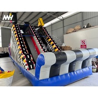 Parcours d'obstacles gonflable pour voitures de course en plein air, bâche en PVC commerciale certifiée EN14960, taille et couleur personnalisables, parc pour enfants