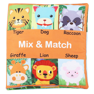 Baby <strong>Developing</strong> Intelligence Animal Number Cognition <strong>Cloth</strong> <strong>Books</strong> Colorful Baby <strong>Early</strong> Education <strong>Cloth</strong> <strong>Books</strong> 0-3 Years - Product Image 3