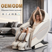 Fauteuil de massage 5D à gravité zéro, commandé par la voix, alimenté par l'IA, pour la réflexologie de luxe, OEM/ODM, pour la salle de sport et le spa