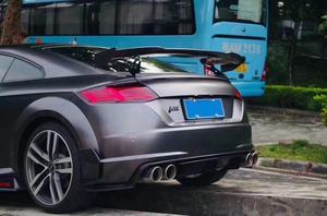 Aileron arrière en fibre de carbone de style TTS TTRS <span class=keywords><strong>MK3</strong></span> AP pour <span class=keywords><strong>Audi</strong></span> 2016 2017 2018 2019 Aileron arrière - Product Image 3