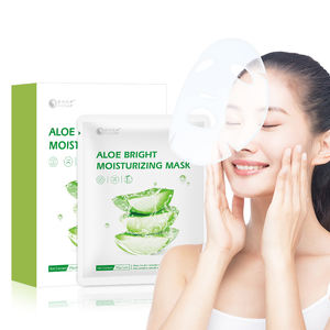 Yeni ürün popüler nemlendirici yatıştırıcı levha maskeleri Aloe yüz cilt bakımı rahatlatıcı yüz maskesi - Product Image 6