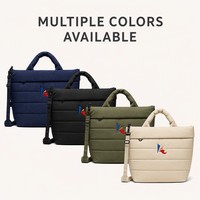 Sac fourre-tout matelassé en nylon imperméable 210D avec logo personnalisé, sac à bandoulière matelassé pour femme, usine OEM ODM