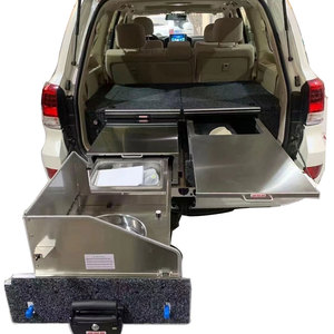 ชุดอุปกรณ์เสริมสำหรับรถยนต์ VRD4X4 รุ่นเฉพาะสำหรับ Land Cruiser 200 LC200 ชุดลิ้นชักครัวแบบเลื่อนคุณภาพสูง ระบบลิ้นชักสำหรับรถยนต์ขับเคลื่อน 4 ล้อ - Product Image 5