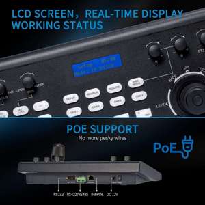 Feelworld kbc10 chuyên nghiệp <span class=keywords><strong>PTZ</strong></span> đơn vị kiểm soát Joystick & bàn phím, HDMI đầu ra vòng lặp POE hỗ trợ OEM nhà sản xuất - Product Image 4