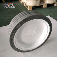Neumático Sólido 16x5x12 para Skyjack SJIII 3220 3226 4626 4632, Número de Pieza 198608, Rueda de Tracción Sin Marcas