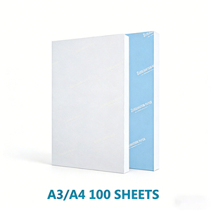 <span class=keywords><strong>Feuille</strong></span> de papier de transfert par sublimation <span class=keywords><strong>A4</strong></span> 100 g/m² pour tasses ou t-shirts, compatible avec les imprimantes jet d'encre et les presses à chaud - Product Image 4
