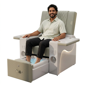 Fauteuil de pédicure pour spa des pieds, massage des ongles, traitement des cils, fauteuil inclinable pour salon de beauté - Product Image 1