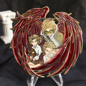 Cá Nhân Tùy Chỉnh Thiết Kế Phim Hoạt Hình Phim Hoạt Hình Màn Hình In Ấn Ve Áo Pin Tùy Chỉnh Cứng Men Pins - Product Image 2