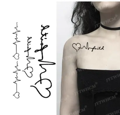 Waterproof Temporary Tattoo Sticker Female Body Makeup Flame Finger Tattoos Smiley Black Rose Flower Art Flash Tattoos Men