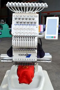 Yonthin Computerized Single One Heads Hat Và Ready Garments Máy Thêu Giá - Product Image 2