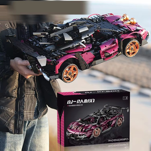 Bộ đồ chơi lắp ráp mô hình xe siêu thể thao kỹ thuật 1:8 10542, lắp ráp bằng các khối nhựa điện tử, quà tặng - Product Image 3