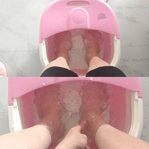 Silla de masaje de pies eléctrica de calentamiento rápido plegable máquina de masaje de baño de Spa de pies con burbuja para pies cansados relajación lavabo - Product Image 4