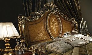 ארמון מלכותי הבארוק קלאסי עיצוב עץ מלך גודל מיטה - Product Image 3