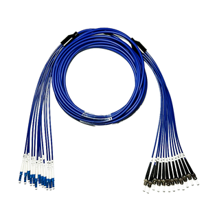 كابل ألياف ضوئية مدرع بموصل نحاسي من مادة PVC، أحادي النمط، 12 نواة، G657A1، بطول 100 متر للاستخدام الخارجي مع موصل - Product Image 3