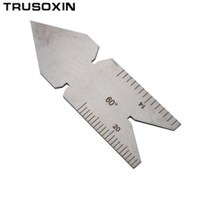 3 pezzi strumenti di saldatura regola di saldatura nervatura calibro 60 angolo di saldatura centro calibro calibro con valore di 60 gradi filettatura metrica - Product Image 3