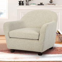 Haut de gamme éponge douce Design classique confortable chambre chaise salle d'attente chaise longue sol canapé bras chaise