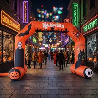 Arche gonflable personnalisée pour Halloween, idéale pour les événements thématiques, la promotion, les festivals, les célébrations et les affichages publicitaires