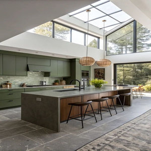 Set di Mobili da Cucina Moderni su Misura YALIG ODM con Scaffalature Aperte per Ristrutturazione Casa - Product Image 1