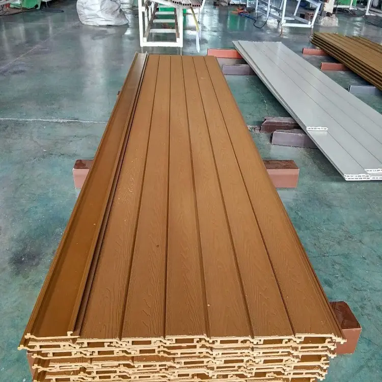 WPC Decking Wand paneel Holzfass ade S148-21A 3D geprägte Luxus Wand verkleidung Top-Rang Lieferant Fabrik Großhandel