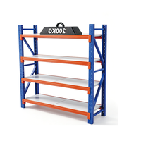 Système de rayonnage sélectif industriel robuste pour palettes, capacité élevée, construction en acier, résistant à la corrosion, pour entrepôt