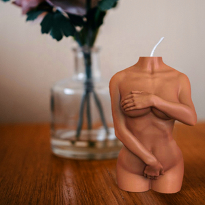 INTODIY 3D Mewah Tubuh Wanita Molde Silicona Unik Seksi Torso Manusia Wadah Lilin Cetakan untuk Art Deco - Product Image 3