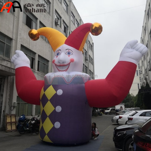 Payaso Inflable de Dibujos Animados, Personaje de Arlequín con Patrón de Diamantes, Decoración Publicitaria para Carnaval, Circo, Festivales y Eventos - Product Image 4
