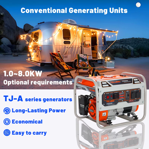 Xách tay 1kw 2kw 3KW xăng máy phát điện đặt với động cơ 4 thì 50/60Hz im lặng khí tự nhiên và Biogas LPG Máy phát điện - Product Image 6