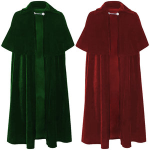 Capa Gótica Larga de Bruja para Adultos, Capas y Túnicas para Purim, Carnaval, Halloween, Disfraces de Vampiros y Hombre Muerto para Mujeres y Hombres - Product Image 3