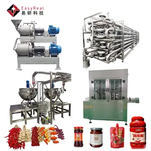 Low Cost Canned And Bottled Onion Garlic Tomato Chilli Paste Bechamel Ketchup Sauce Production Line Processing Plant